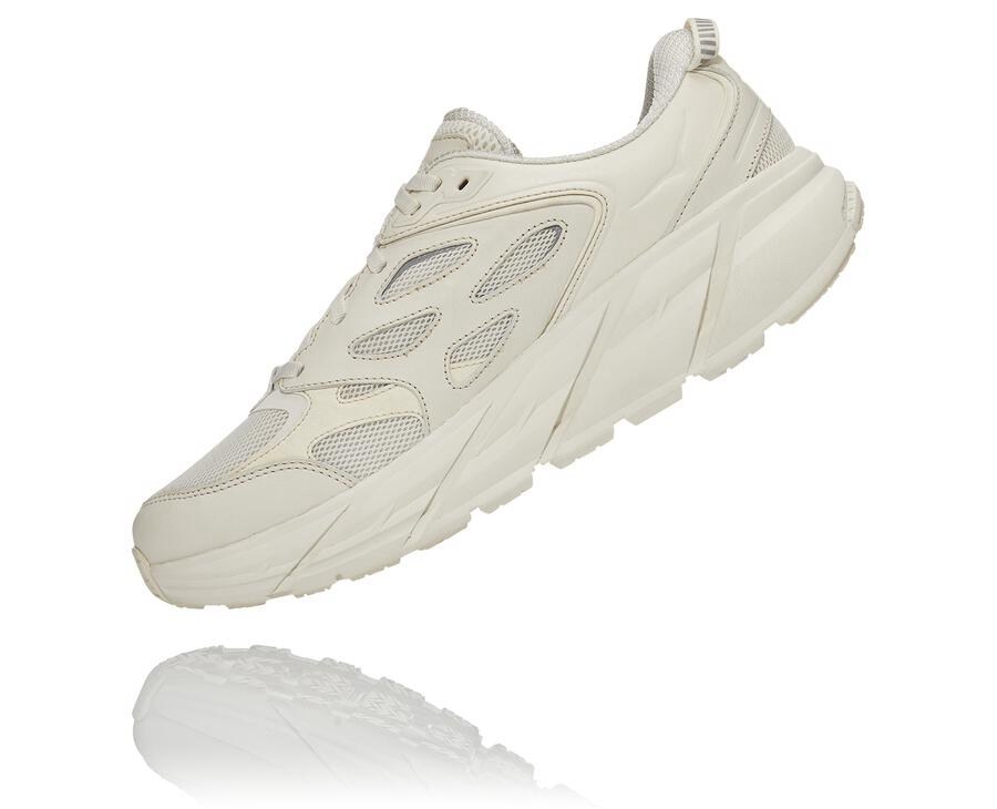 Hoka One One Koşu Ayakkabısı Erkek Beyaz - Clifton L - WN0375496